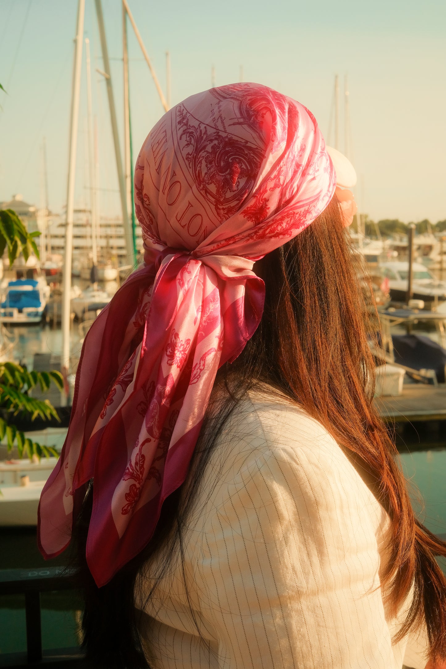 Chandelier Silk Bandana Scarf