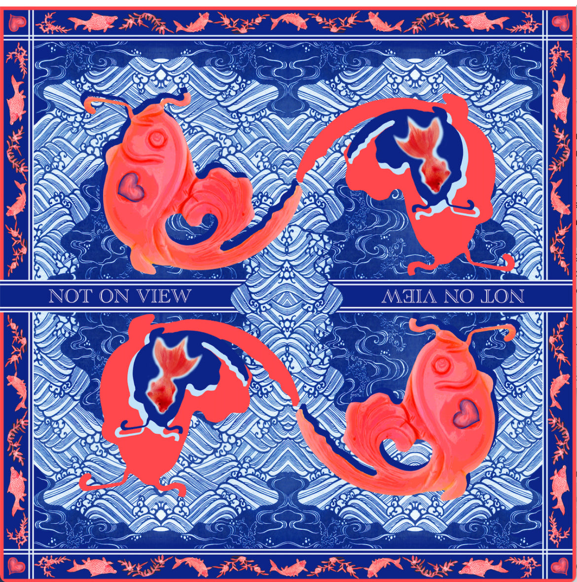 Pisces Silk Bandana Scarf