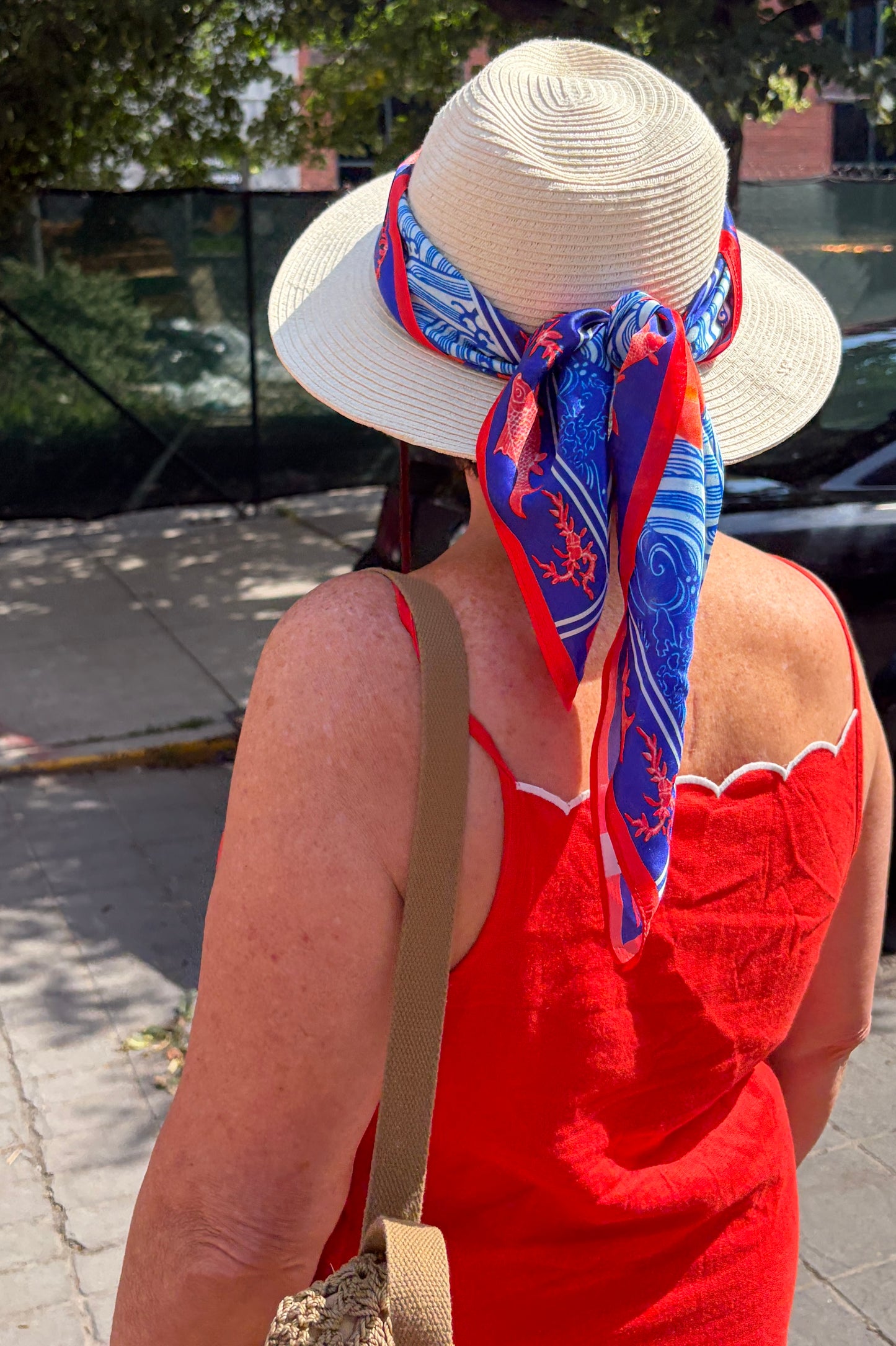 Pisces Silk Bandana Scarf