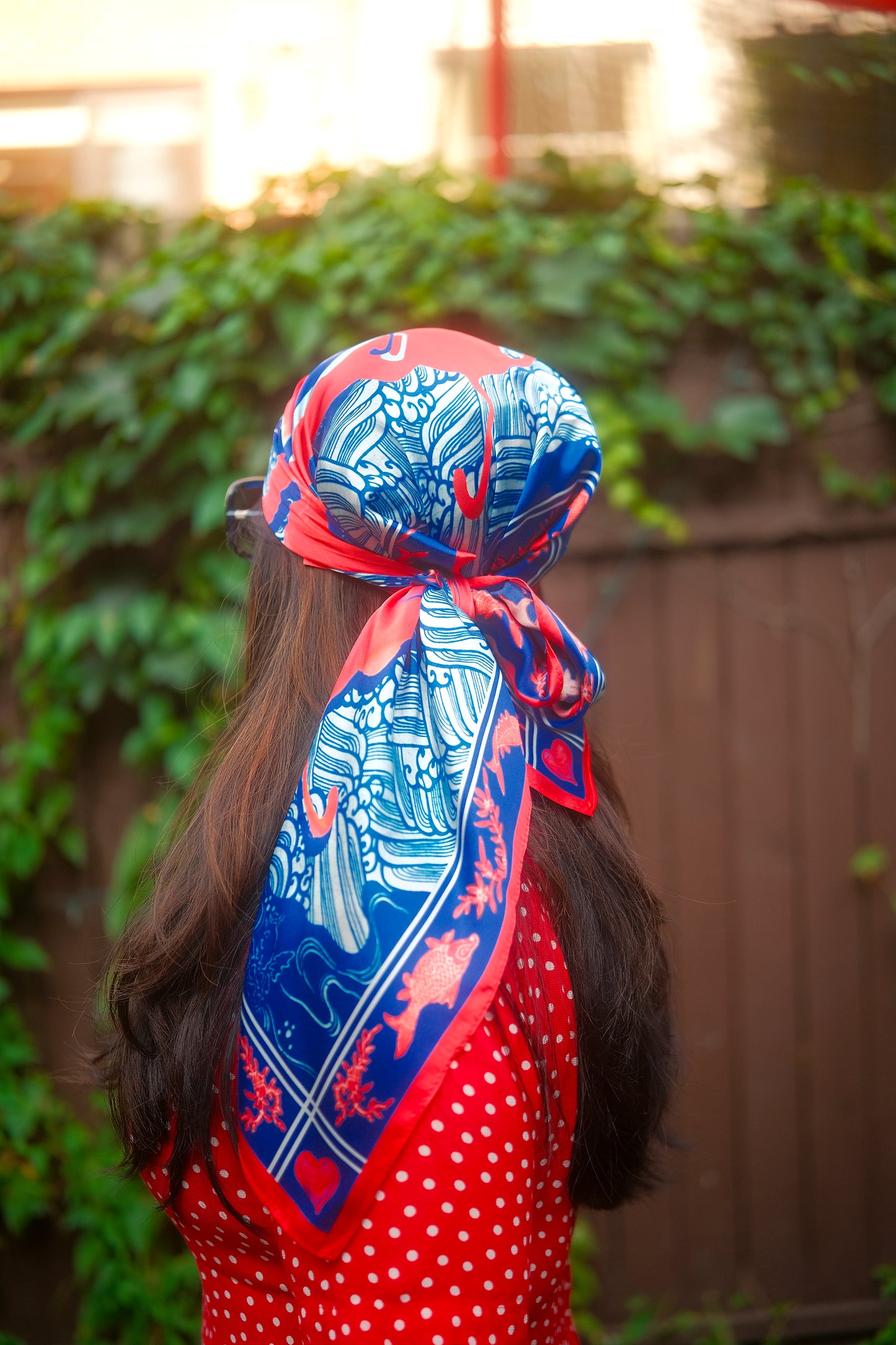 Pisces Silk Bandana Scarf