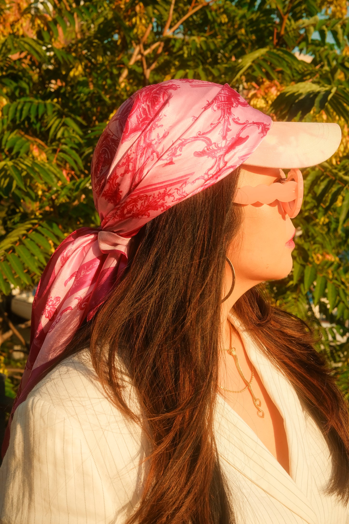 Chandelier Silk Bandana Scarf