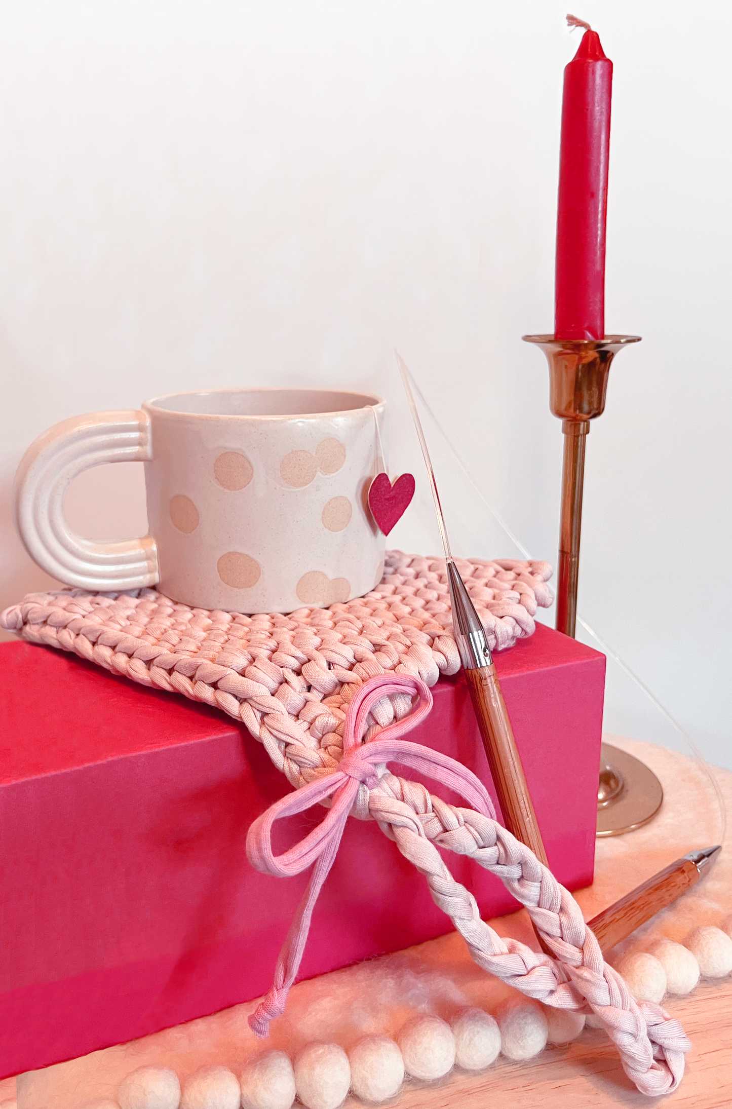 2/11 Galentines Brunch Intro to Knitting Workshop - Tea Trivet